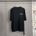B47 chrome Hearte 克罗心Ch 25Ss迈阿密限定梵文刺绣T恤短袖 轻奢主义男女日常通勤穿搭必备单品正确版本欢迎对比详细特征 280克100%纯