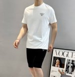 上衣 裤子 prad*A普拉-达24S新款圆领短袖T恤，可搭配套装！基础款净版让你过目难忘！此款短Tee甄选240G冰棉面料，触感爽滑软糯，贴身穿着极致舒适亲肤