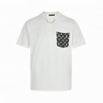 louis Vuitton 路易威登 23Ss 单宁牛仔口袋短袖 五金链条点缀领口，简单时尚，上身百搭必入单品。 定制240克同缸染面料 手感非常舒服 春夏最新