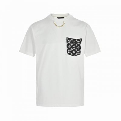 louis Vuitton 路易威登 23Ss 单宁牛仔口袋短袖 五金链条点缀领口，简单时尚，上身百搭必入单品。 定制240克同缸染面料 手感非常舒服 春夏最新