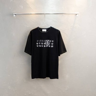 款M85 特价 特价不售后 Maison Margiela 马吉拉 Mm6 新款数字Logo印花短袖T恤 原版面料 官方同款 短袖T恤 定制2 克双纱面料 手感