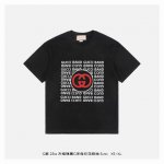 Gucci 古驰 25Ss 方框弹幕G字母印花短袖 面料采用260克重精梳棉，定制32支1*1螺纹，成衣两遍水洗处理，面料舒适亲肤无异感，定制定染面料，纺织密