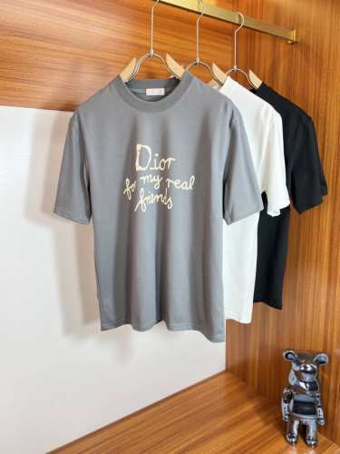 dior 迪奥 2025年春夏新品上新 三标齐全 冰潮棉圆领短袖T恤 好货不用过多介绍 看细节 专柜码数：M-Xxxl 175 140建议L，