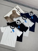 110Adidas三叶草Vintage中古限定刺绣Logo三杠短袖 显白T恤Look好喜欢这种上镜的T！！ 穿上秒变冷白皮 衬得人皮肤不要太好 重工立体刺绣Lo