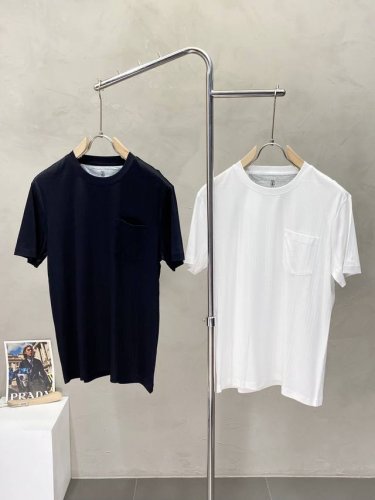 bc-Brunello Cucineli 布鲁内洛 库奇内利独家专供新款原单男士休闲短袖 高端定制 高端版本 时尚百搭爆款进口面料 手感超柔软细腻 穿着亲肤舒适