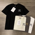 Arc'teryx 始祖鸟经典胸口徽标小刺绣Logo圆领情侣短袖T恤-顶级版本 Coler：黑色 白色 灰色 杏色 Size：S M L Xl Number：2