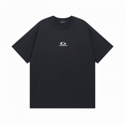 Balenciaga 巴黎世家2025 Ss 最新 Sports字母Logo胸前刺绣短袖T恤 本市场No.1的质量 真正天花板品质 全部原版开发注意细节图 避免