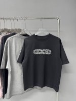 款号：9062-高端品质！25夏季最新款Good铝片短袖！ 颜色：黑 尺码：S-Xl