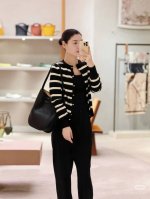 经久不衰的黑白条纹元素，适合各种场合的穿搭 25027#