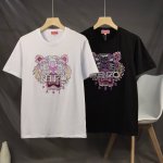 高品质 新款高田家Ken虎头情侣款字母虎头短袖T恤。简单整洁的配色，吸睛且高端大气！人手必备炸街款！ 胸前几十万针精工刺绣，依然保持一丝不苟的严谨态度，给您高端