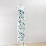 款号：J5069 面料:100% Viscose 尺寸：S M L 胸围 腰围 长 Bust Waist Long S 84 74 125 M 88 78 12