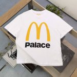 上新 款号：Bm005 高版本 2025新款palace Tri-Sticker pack三角形金拱门大M图案Logo字母印花休闲情侣宽松短袖T恤，经典永远不会