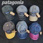 纯原臻品 原厂跟单 patagonia 巴塔哥尼亚 六色 25Ss顶级重工水洗复古美式做旧拼接色牛仔棉复古鸭舌帽棒球帽素颜遮阳帽 情侣款 重磅牛仔水洗棉质 Cl