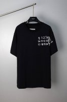 2012#P80#高版本Maison Margiela马吉拉24Fw草写字母拼接短袖T恤 工艺：印花（购Zp打板） 全套包装！定制重磅纯棉面料，黑色均采用活性黑