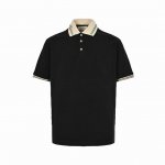 gucci 古驰 经典领口双G刺绣Polo短袖 原版国内柜台购入开发，定织领口+口横机螺纹，纱线定染7天，成品刺绣，极其考验横机密度，上身居显瘦，大身全棉230