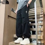 北面The North Face春夏季新款，男女同款松紧腰抽绳显瘦冰感透气速干裤时尚纯色工装休闲裤，男士工装裤冲锋裤，百搭休闲裤长裤！ 颜色:黑色，米白色 尺码
