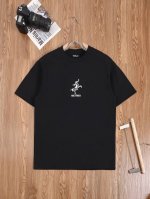 Arc‘Teryx 始祖鸟，2025 Ss春夏新款 大鸟立体Logo刺绣 圆领短袖T恤男女同款 前幅祖鸟字母万针精细凸绣双重设计,后幅下摆印花发泡品牌字母立体有