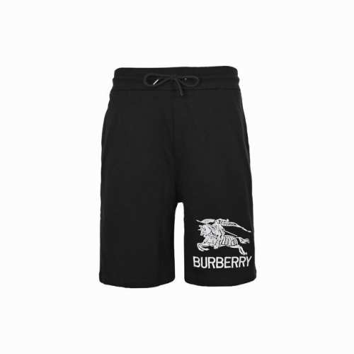 Burberry 巴宝莉 25Ss 战马刺绣短裤 100%棉 360克 毛巾底卫衣面料，百分百复刻。战马标，采用原版混合工艺，腰内抽绳设计，细节精致 还原高全套