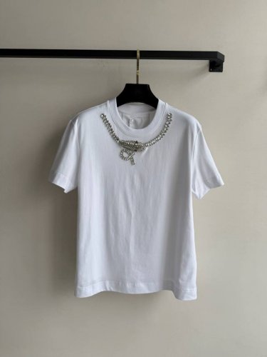 givench*新款，重工镶钻设计短袖T恤ＳＭＬ.
