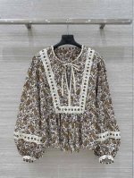 独家首发高端原单品质 Isabel 25Ss早春新品！浪漫法式度假风印花刺绣衬衣！定制进口重磅100%纯棉面料质感细腻舒适！灵感来自普罗旺斯风格图案演绎假日格调