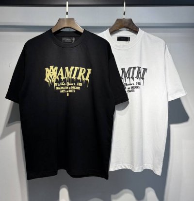 741款 Amiri实拍 黑色 白色挂拍S. M. L. Xl