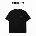 arc'teryx*始祖鸟 2025夏季新款渐变个性Logo印花短袖T恤 定制面料300G 男女同款 001 尺码：S M L Xl