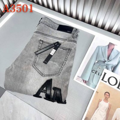 A3501 Amiri： 2025新款 原单狠货牛仔裤，原版五金皮牌 ！版型超正.修身不紧身，超级有范，原版定制水洗牛仔面料，原版五金辅料开模！上身帅气十足25