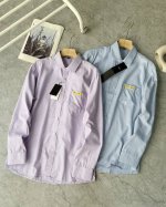 Fendi 芬迪猫眼轻奢~细格衬衫春季男翻领商务休闲长袖衬衫 压轴好货！今年的蕞新款！原6900！ 鲁T今年新型研发的高定色织面料 锐纤棉 更尊重自然！更环保健