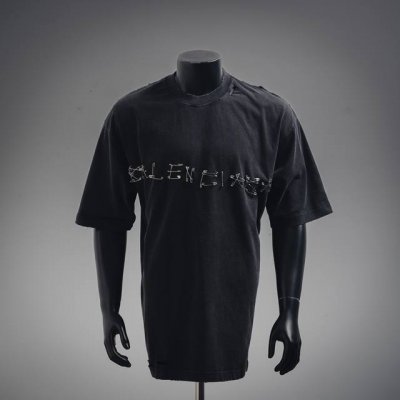 balenciaga 巴黎世家 Blcg25Fw 金属别针短袖T恤 size:S-Xl