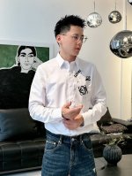 罗意威 Loewe 码数38-43 专柜最新款男士必备款衬衫，100%天然棉，舒服透气，原单狠货，原版面料，柔软舒适，1F上身高端又奢华，足够场面的档次，这款衬