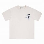 上新 高版本 Givenchy 纪梵希G字母凹凸牙刷绣刺绣短袖T恤 G双纱纯棉平纹定制面料 ，经典Logo牙刷刺绣工艺浮雕设计，面料有质感细腻，领口包边设计，细
