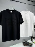 150 burbberry巴宝莉2025新款大战马贴布绣花短袖T恤 原版面料高版本高品质 网红明星同款 定制32支精梳棉 经典大战马贴布绣花 工艺 手感非常舒服