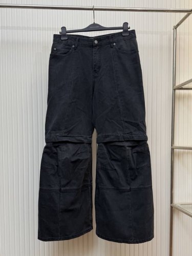 bal 巴黎世家 25Ss可拆卸工装牛仔裤 Size：Xs S M