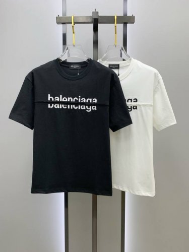 市场有仿版认准工艺和面料 25Ss巴黎家纯棉最新面料 最高版本 胸前字母Abl重工贴布刺绣工艺！经典标识图案Logo时尚简约潮流短袖，最顶级的品质专柜原单短袖，