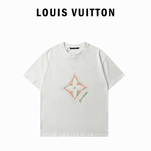 本地自取200 louis Vuitton路易威登25Ss胶囊彩钻几何图形短袖 003 尺码S M L
