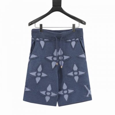 Louis Vuitton 路易威登 25Ss 提花四叶草花卉满印短裤 定染纱线成分72%羊毛28%化纤 12针进口电脑织机 6个布片 2个口袋 1个腰头拼接