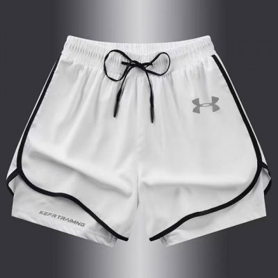 under Armour 安德玛春夏季Launch二合一男女同款 情侣速干假两件运动三分速干跑步运动短裤，防走光透气跑步训练安德玛健身短裤 春夏款，跑步健身速干