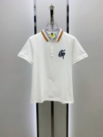 古驰25Ss新款春夏短袖翻领T恤Polo，最高版本客供定制高端朱地面料简单时尚款，拼色螺纹超级好看！经典Logo简单大方的款式！满满的高级感，四季可穿。简欧风格