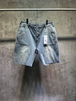 7565# Mm6 Maison Margiela 工装洗水贴标 五分牛仔短裤 码数: S M L Xl Mm6春夏新款洗水浅色牛仔小贴标短裤，时尚百搭款！