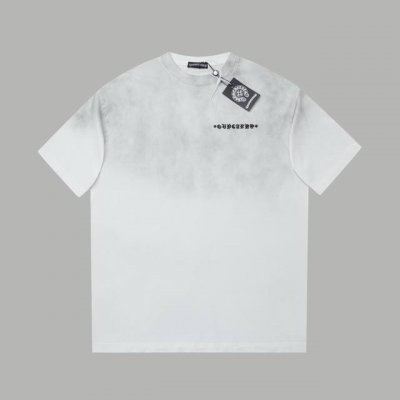 ch*Ome Hearte 25Ss早春新款 立体厚版克罗心Logo短袖 轻奢主义 男女日常通勤穿搭必备单品 正确版本 欢迎对比 详细特征 320克100% 纯