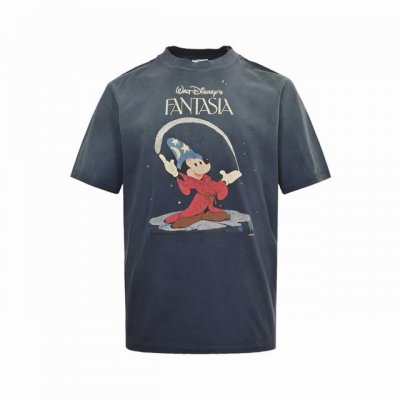saint Michael 25Ss 范特西米奇印花短袖 整体面料选用 克100%纯棉16织双纱汗布面料 圆筒无侧缝面料 螺纹选用300G100%纯棉1*1弹力