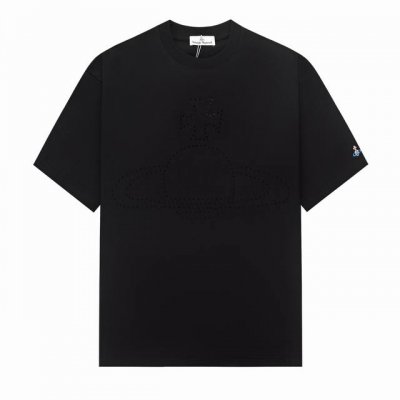 品牌： Vivienne Westwood维维安 韦斯特伍德 面料：100%棉 码数: Xs . S . M ． L . 颜色：黑色． 白色． 蓝色． 工艺：镭