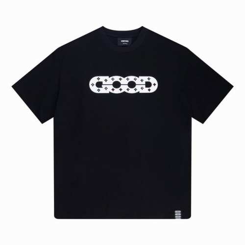 朱志鑫同款 Goodbrand 24Ss 镂空Logo彩钻发泡印花短袖T恤 颜色 黑色 白色 码数 S M L Xl