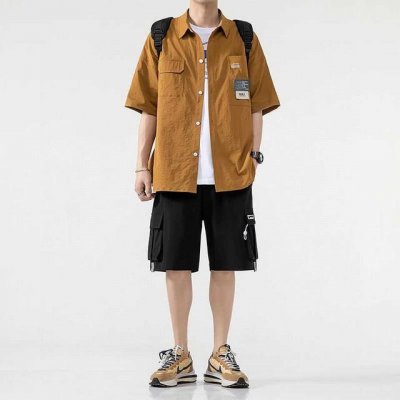 上新 Vans 万斯宽松版落肩款短袖衬衣衬衫。简单大方显瘦遮肉 简约的穿衣 气质的展现 做工缝线平整,宽松显瘦舒适透气 容易洗涤快洗快干不易起毛球 舒适面料柔软
