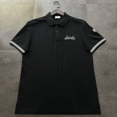爆款推荐 moncler蒙口2025新款刺绣字母polo衫 原版面料高版本高品质 网红明星同款 290克重珠地棉面料 经典字母刺绣标识工艺 手感非常舒适耐穿 超