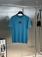 Balenciaga 巴黎世家 红胶带字母刺绣短袖T恤，面料采用巴黎Z制定染 百分百纯棉双股面 320G成衣洗水前幅高清扫描图案完美还原成衣后炒色洗水工艺 多处