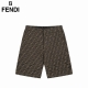 fendi 芬迪 25Ss 提花Ff老花梭织短裤 面料：定制定染Ff提花梭织面料 布面层特定加丝光工艺让表面赋带一种光泽 贴肤舒适 硬朗有型 以标志性Ff图案为