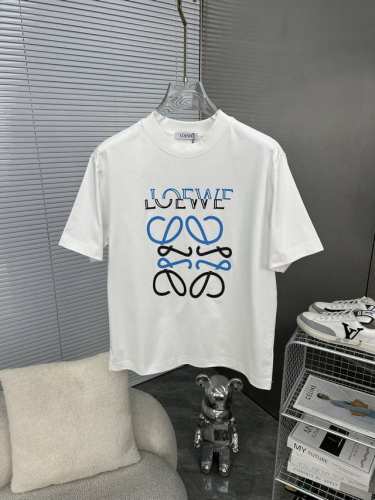 loewe罗意威 2025Ss春夏高品质情侣短袖T恤，高克重纯棉T恤，工艺品级别，重工工艺，尊享好货，车线做工符合精品要求，超级好搭配，品质及剪裁设计都堪称一流