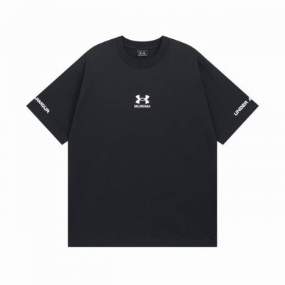 balenciaga 巴黎世家2025 Ss 联名安德玛Under Armour前后左右印花短袖T恤 本市场No.1的质量 真正天花板品质 全部原版开发注意细节