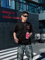 Gucci 2025春夏新款首发专柜最新款短袖圆领T恤 高端订制 设计前卫时尚！刺绣品牌Logo重工艺设计 高端260克纯棉棉面料.手感柔软.穿着舒适.专柜级别